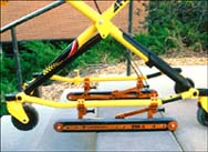 Descent Control System attached to cot - Photo provided by ParaMed Systems