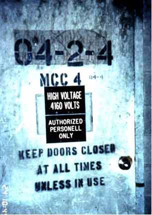 motor control room door