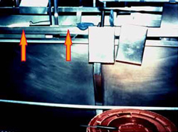 Figure 1. Knives/scissors not safely stored - Copyright: OSHA – From original eTool
