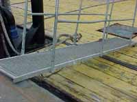 Figure 10: Access ramp to barge