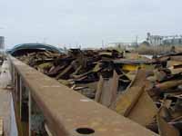 Figure 7: Scrap in barge hold