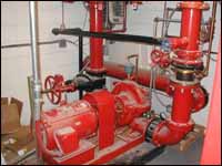 Landside fire pump used for fire extinguishing system.