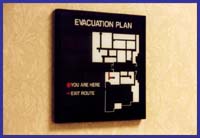 Shore-based evacuation plan.