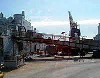 Figure 2: Proper gangway provided for access from pier to floating vessel