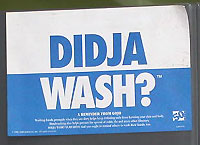 Figure 3: Sanitation sign posted in change room