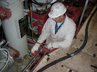 Figure 3: Removing of flammable and combustible material