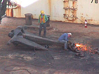 Figure 9: Worker exposed to health hazards from skin absorption and eye contact