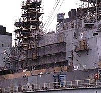 Figure 4: Scaffolds with guardrails in place