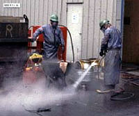 Figure 33: Workers exposed to noise from pressure washing