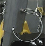 Photo courtesy of OSHA.  This picture shows a strut pin.