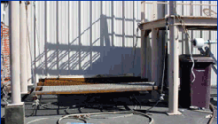 Photo courtesy of VSRA.  This picture shows staging assembly at ground level.