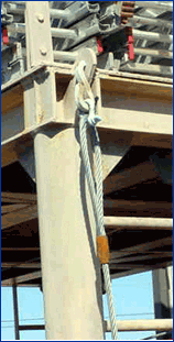 Photo courtesy of VSRA.  This picture shows a suspension cable.