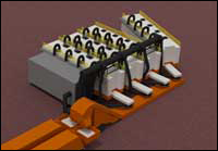 A conceptual example of dust control technologies being used by industry Photo credit: Frac Sand Dust Control LLC