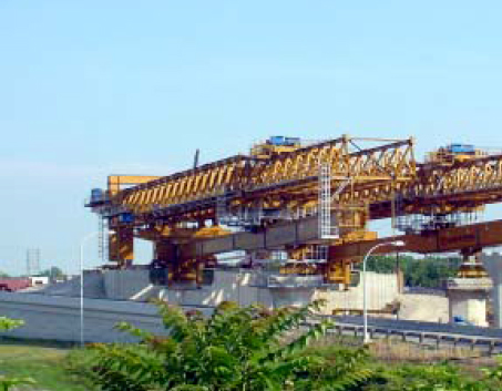 Figure 2: Two Launching Gantries Side-by-side