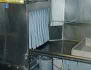 Continuous feed dishwasher