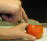 Dangerous cutting position