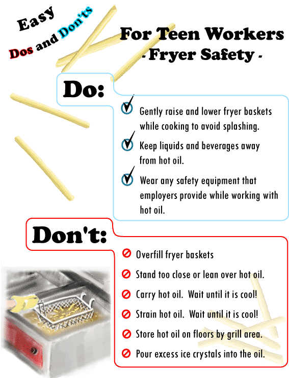 Easy Dos and Don'ts - Fryer Safety