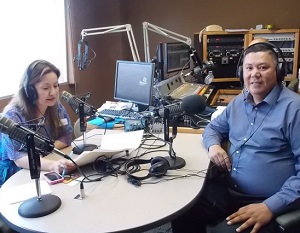 Broadcasting from Radio KAMA El Paso