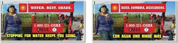 OSHA's Heat Campaign billboards