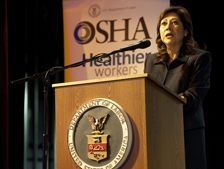 Secretary of Labor Hilda L. Solis at Action Summit for Worker Safety and Health