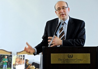 Dr. Michaels addresses attendees of the National Worker Health and Safety Conference