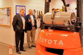 Governor of Maine, Paul LePage and Director of Workplace Safety and Health, David Wacker