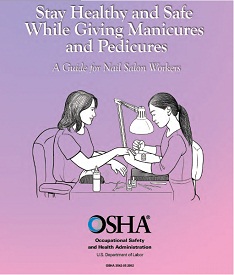 Guide for Nail Salon Workers - Front cover image