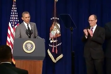 President Obama and Labor Secretary Perez