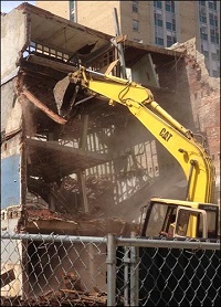 Demolition in Philadelphia