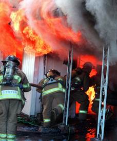 Firefighters - protecting emergency responders