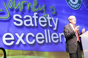 Dr. David Michaels at the 2014 NSC Congress and Expo.