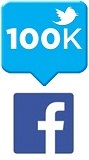 Twitter and Facebook
