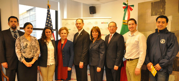 Signers of the OSHA Alliance with the Consulate of Mexico in New York