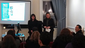 OSHA Area Director Diana Cortez and Consulate General of El Salvador in NYC, Sandra Marisol Cruz.