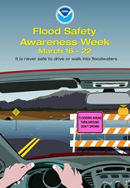 National Flood Awareness Week poster