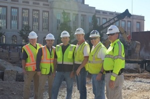 Representatives from OSHA, the Philadelphia Construction Trades Council and Intech Construction LLC