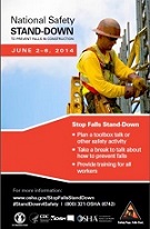 National Safety Stand-down poster 