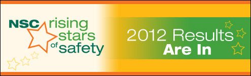 NSC Rising Stars of Safety - 2012 Results are in