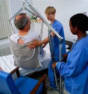 Patient lifting device