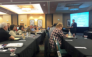 Jeff Wanko addresses employers in Kansas City, Mo., about OSHA's Regional Emphasis Program on ammonia used in fertilizer production. | OSHA