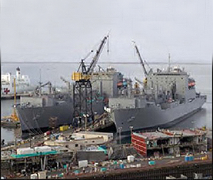 Photo of ships at a dock