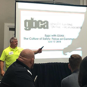 Photo of GBCA presentation - Eggs With OSHA