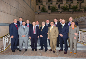 then-Assistant Secretary Dr. David Michaels and Alliance representatives at the signing of the renewal of the Airline Ground Safety Panel Alliance on October 10, 2012.