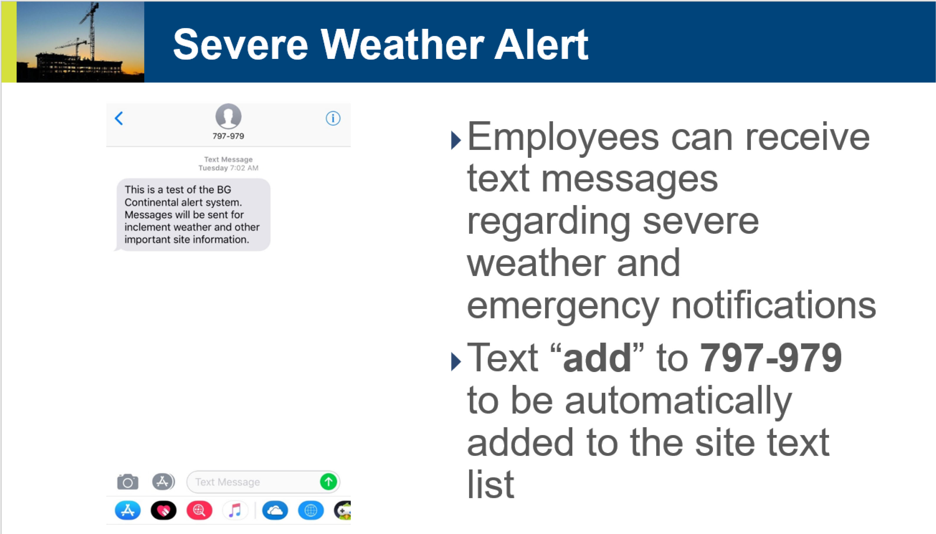 Severe Weather Alert