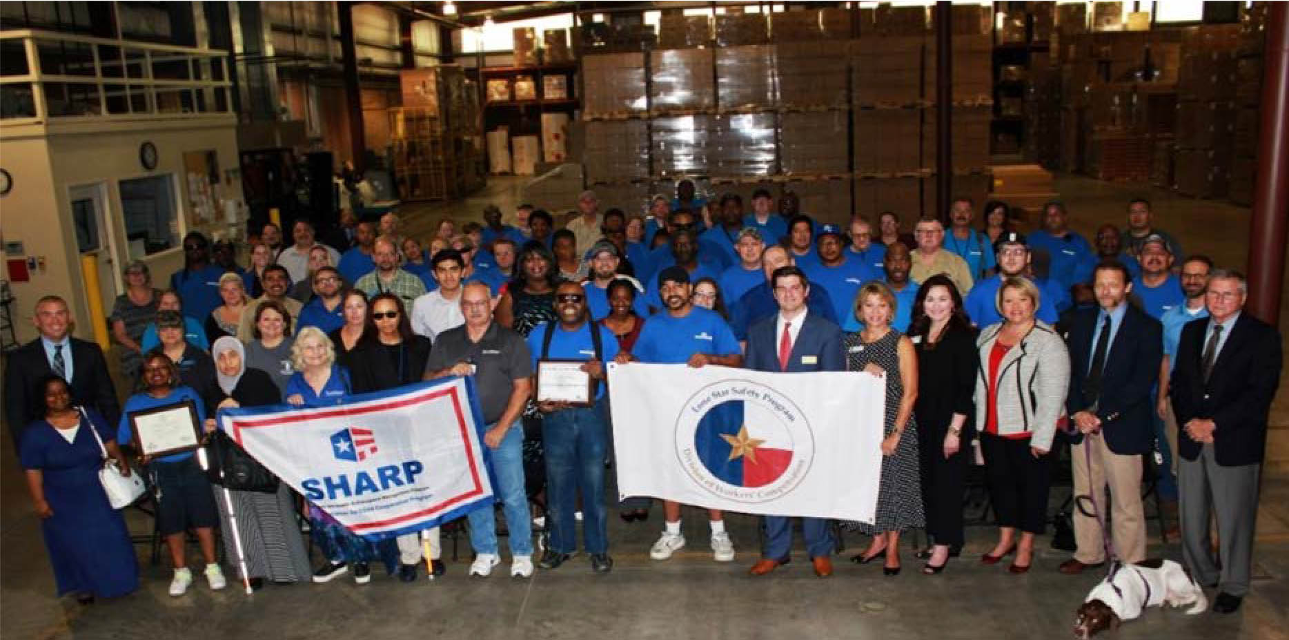East Texas Lighthouse for the Blind’s OSHA SHARP and Texas Lone Star Safety Program Awards Ceremony