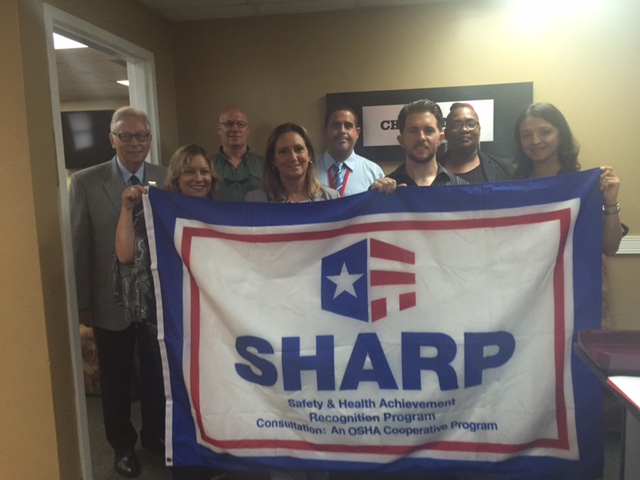 Employees from top left to bottom: President and CEO Dan Vincent; USF Consultation Program Manager, Gabriel Garcia; Resident Care Manager, Cesar Guerrero; Training Program Manager,  Val Cureton;  VP of HR, Planning & OD, Lois Schlam; COO Lisa Magrino;Facilities Manager, Thomas Pilla; and VP of Operations, Erika Laverde