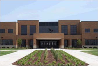 Lincoln-Way West High School in New Lenox, Illinois (September 2009)