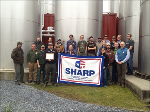 Through SHARP, Long Trail Brewing Company sets craft-brewing industry's workplace safety benchmark