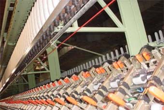 Spinning frame without catwalk