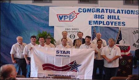 DynMcDermott Petroleum Operations Company celebrates after receiving OSHA VPP Star status
